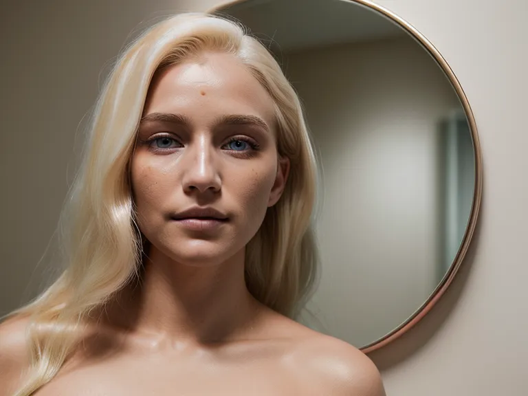 Resultado sanado de cejas efecto polvo en clienta rubia, tono suave y natural
