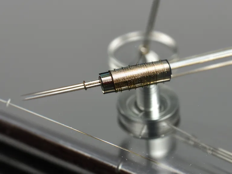 Cartucho de aguja para sombreado y pigmento usados en micropigmentación de cejas efecto polvo