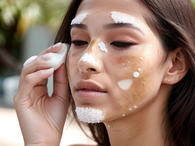 Aplicación de protector solar para proteger el color de la micropigmentación de cejas efecto polvo