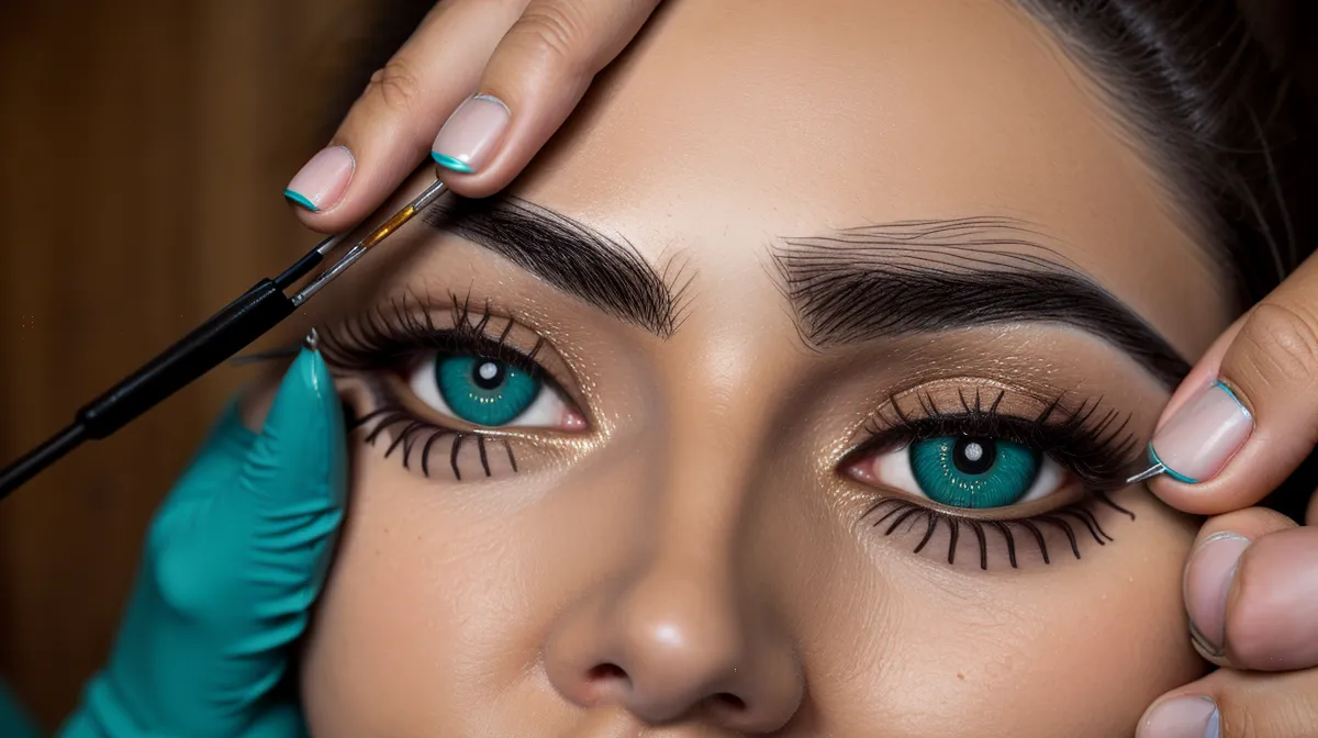 Comparativa de cejas con micropigmentación efecto polvo y ombré para un sombreado suave