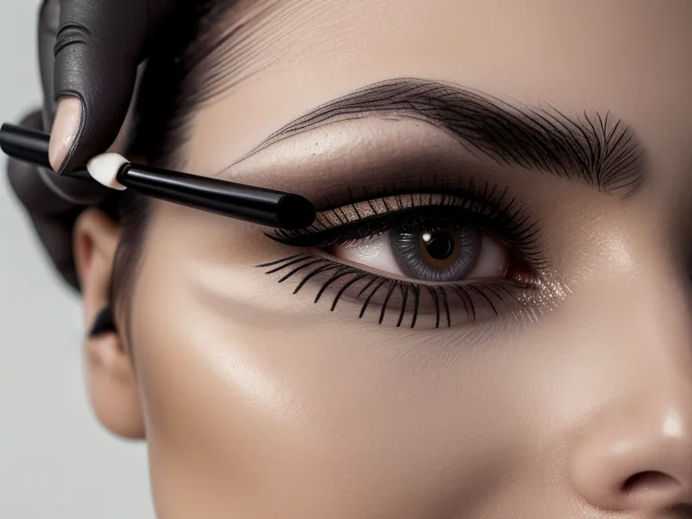 Mapeo del contorno del arco para un diseño de cejas efecto polvo natural