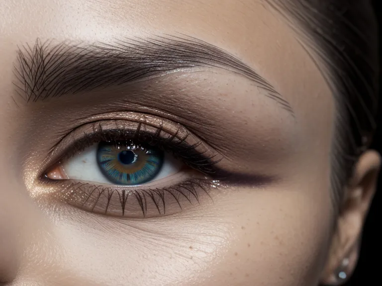 Cejas efecto polvo ya cicatrizadas con tono difuminado natural tras completar las etapas de cicatrización