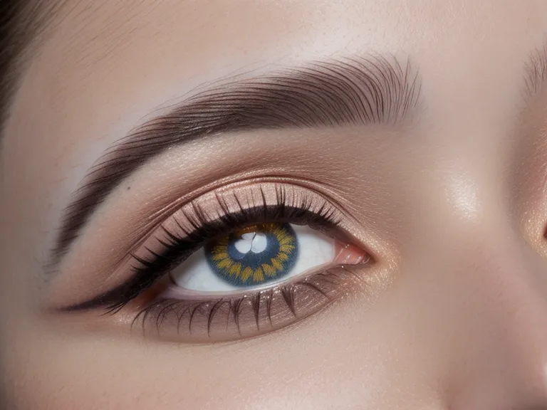 Resultado final de cejas efecto polvo completamente cicatrizadas con aspecto natural tras la micropigmentación