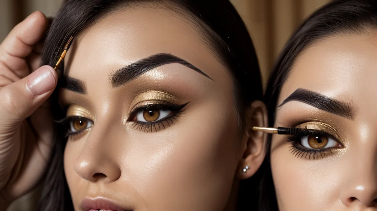 Materiales de micropigmentación de cejas efecto polvo en cabina profesional de CDMX