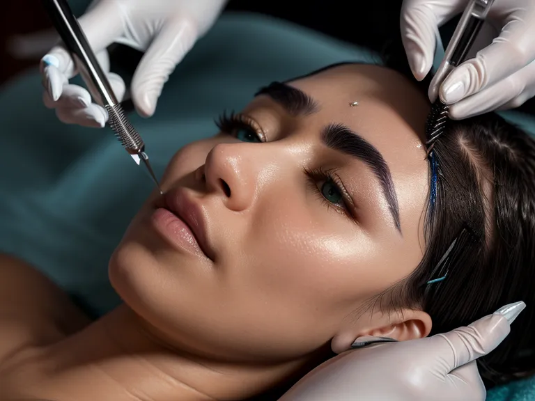 Pigmentos de cejas y guía de colorimetría avanzada usados para elegir tono en micropigmentación